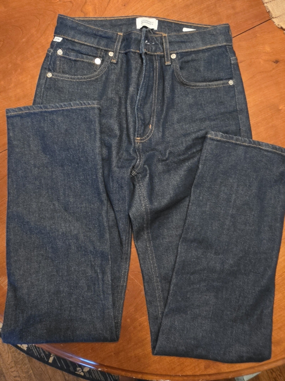 Citizens of Humanity Zurie Straight Leg Jeans Dark Wash Size 26